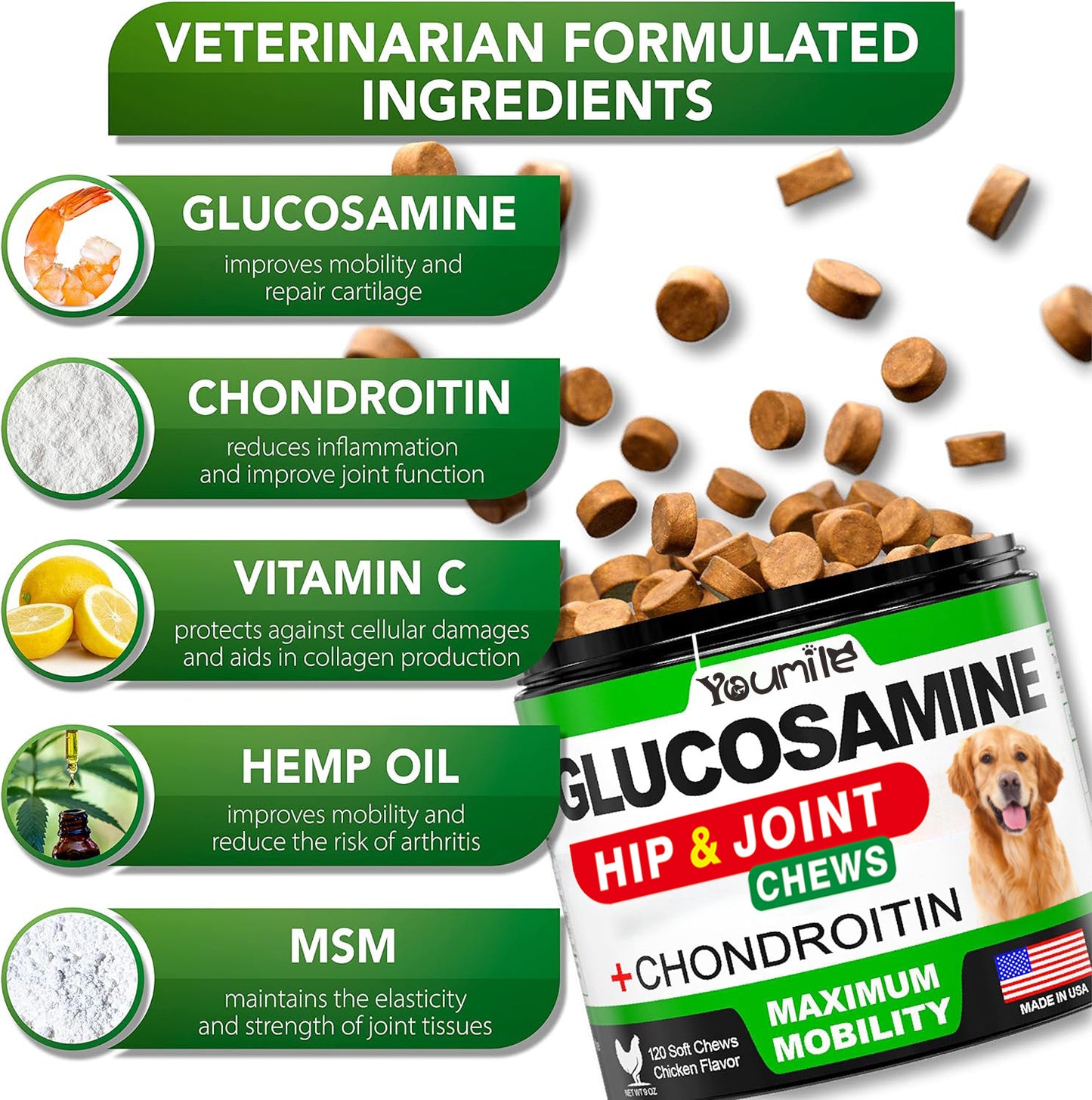 Pet Chondroitin Hip & Joint Supplement