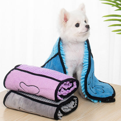Super Absorbent Dog Microfiber Bath Towel