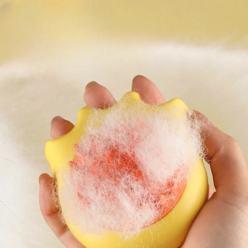 Pet Massage Bath Brush with Shampoo Box