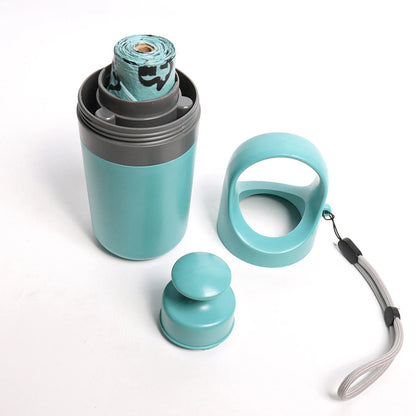 Portable Dog Poop Scooper With Built-in Dispenser