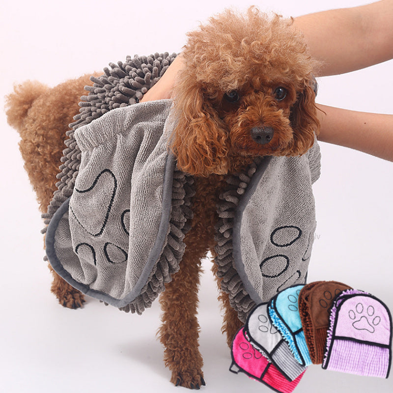 Super Absorbent Dog Microfiber Bath Towel