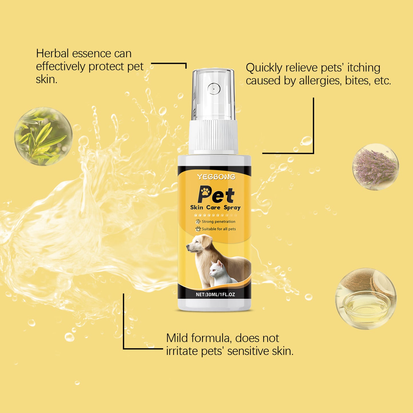 30 ml Pet Gentle Skin Care Spray