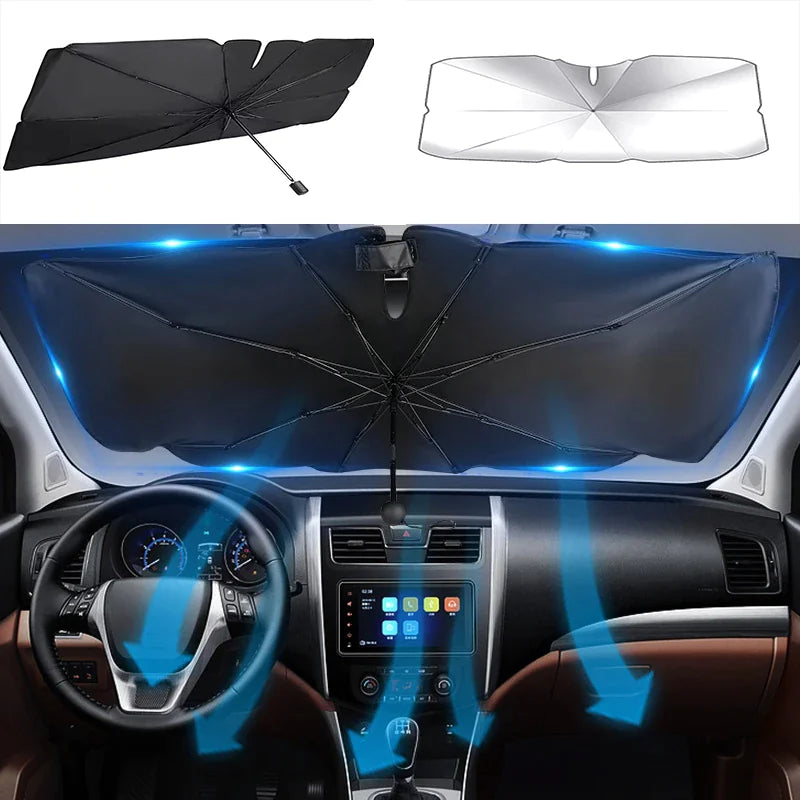 57" SunShield Umbrella for Car Windshields