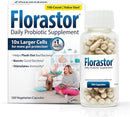 Florastor Probiotics for Digestive and Immune Health, 100 Capsules, Probiotics for Women & Men, Helps Flush Out Bad Bacteria, Boosts The Good with Our Unique Strain Saccharomyces Boulardii