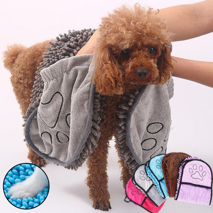 Super Absorbent Dog Microfiber Bath Towel