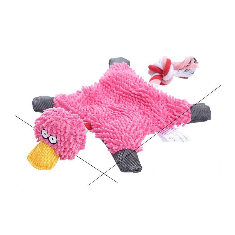 Pet Donkey Shape Corduroy Chew Toy For Dog