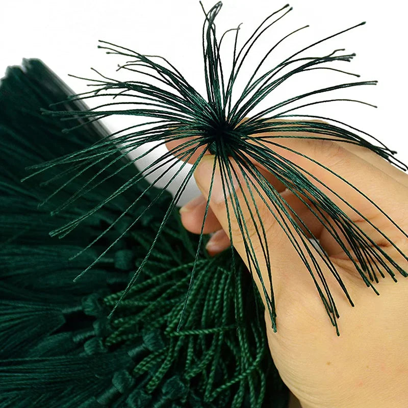 100Pcs 13cm Silky Tassels Floss Bookmark Tassels