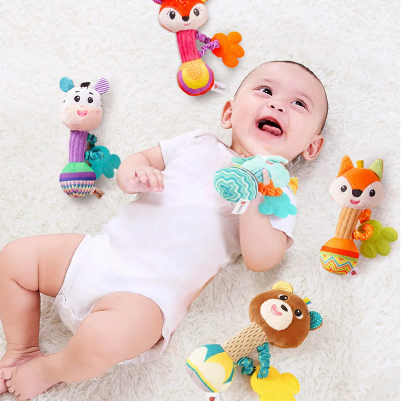 Baby Rattles Soft Stuffed Animal Toys