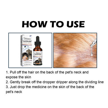 Tick Flea Cleaning Dog Spray Drops