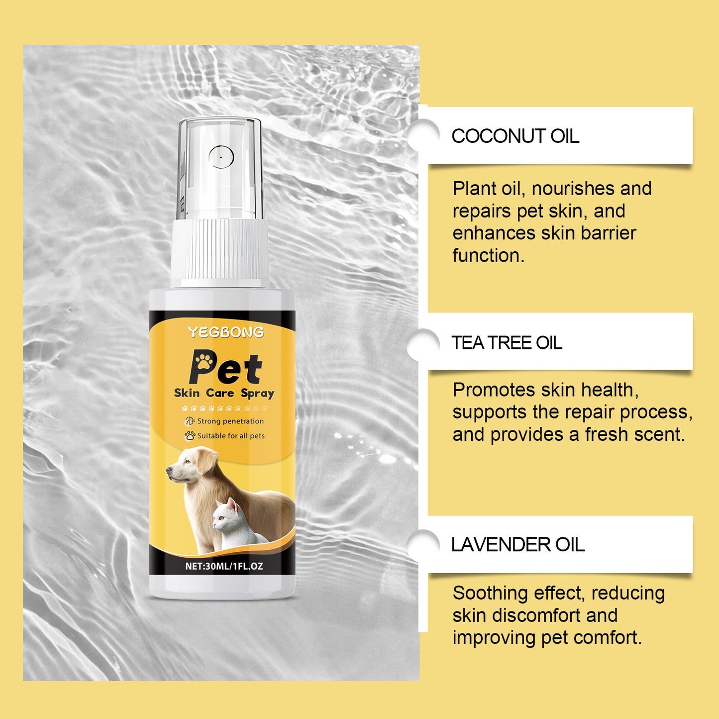 30 ml Pet Gentle Skin Care Spray