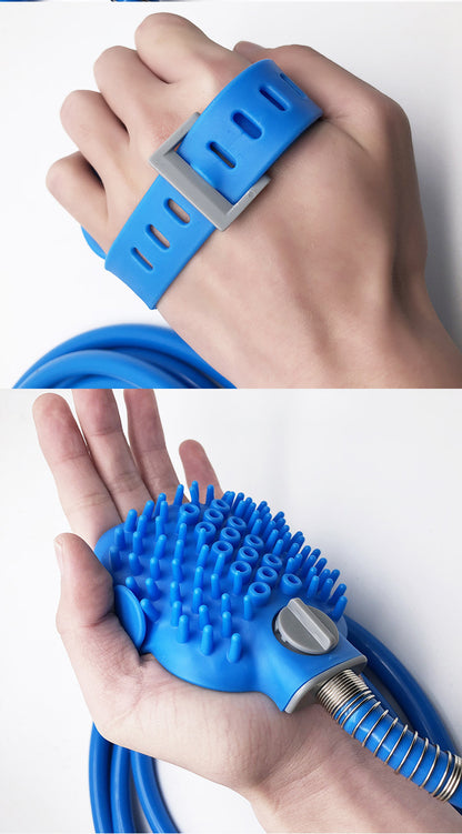 Outdoor Silicone Pet Bathing Shower Brush