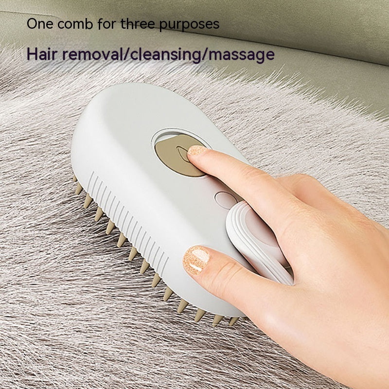 3 In 1 Electric Cat Steam Hair Brush
