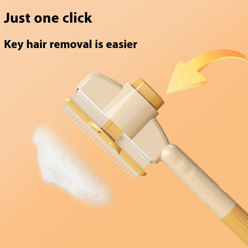 Professional Cat Pet Needled Comb With Release Button