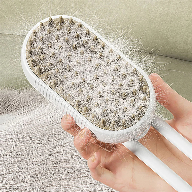 3 In 1 Electric Cat Steam Hair Brush